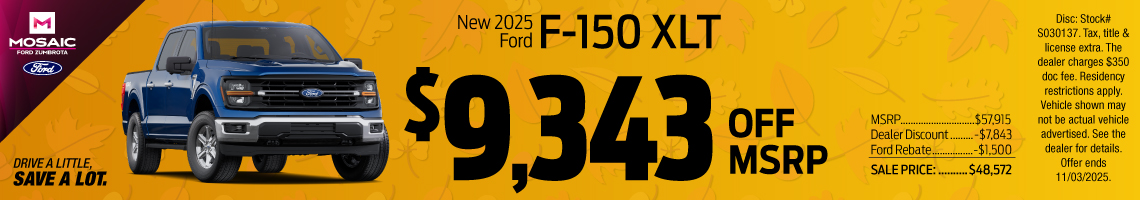 25OCT_MFZ_MSPR_NEW 2025 FORD F-150 XLT (W93/W94)