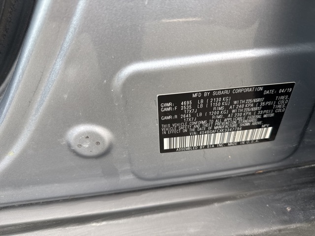 2019 Subaru Outback