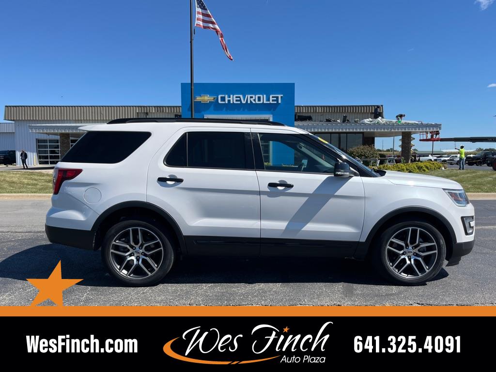 Used 2017 Ford Explorer Sport with VIN 1FM5K8GTXHGC65456 for sale in Grinnell, IA