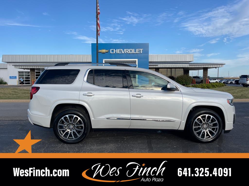 Used 2021 GMC Acadia Denali with VIN 1GKKNXLS6MZ125073 for sale in Grinnell, IA