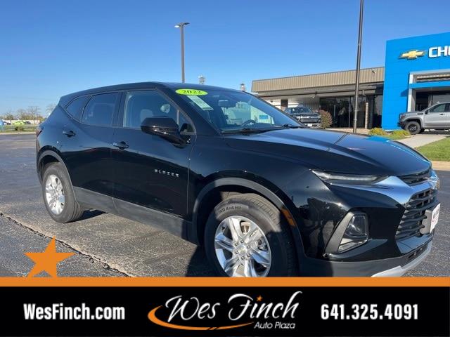 Used 2022 Chevrolet Blazer 2LT with VIN 3GNKBHR4XNS131001 for sale in Grinnell, IA