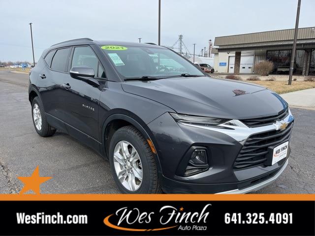 Used 2021 Chevrolet Blazer 2LT with VIN 3GNKBHRS3MS563863 for sale in Grinnell, IA